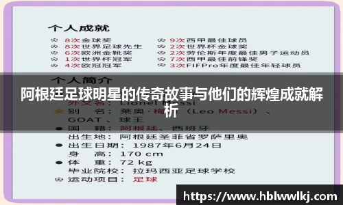 阿根廷足球明星的传奇故事与他们的辉煌成就解析